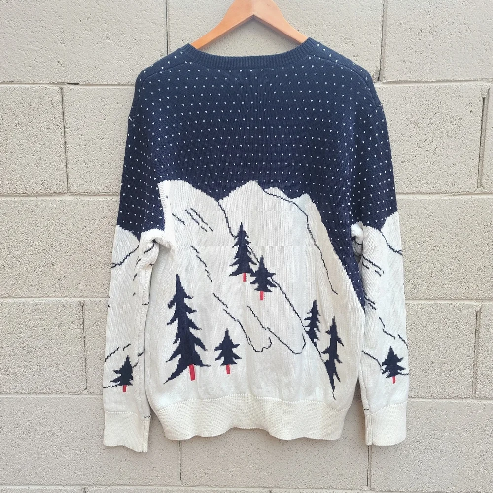 Polo Ralph Lauren | Skier Cotton Knitted Sweater Navy Multi Size Large